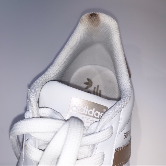 Adidas Superstar Rose Gold Sz 9 - Picture 4 of 6